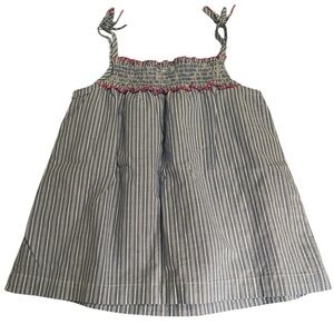 NWOT Oshkosh Striped Sleeveless Girl’s Top with Pink Accents